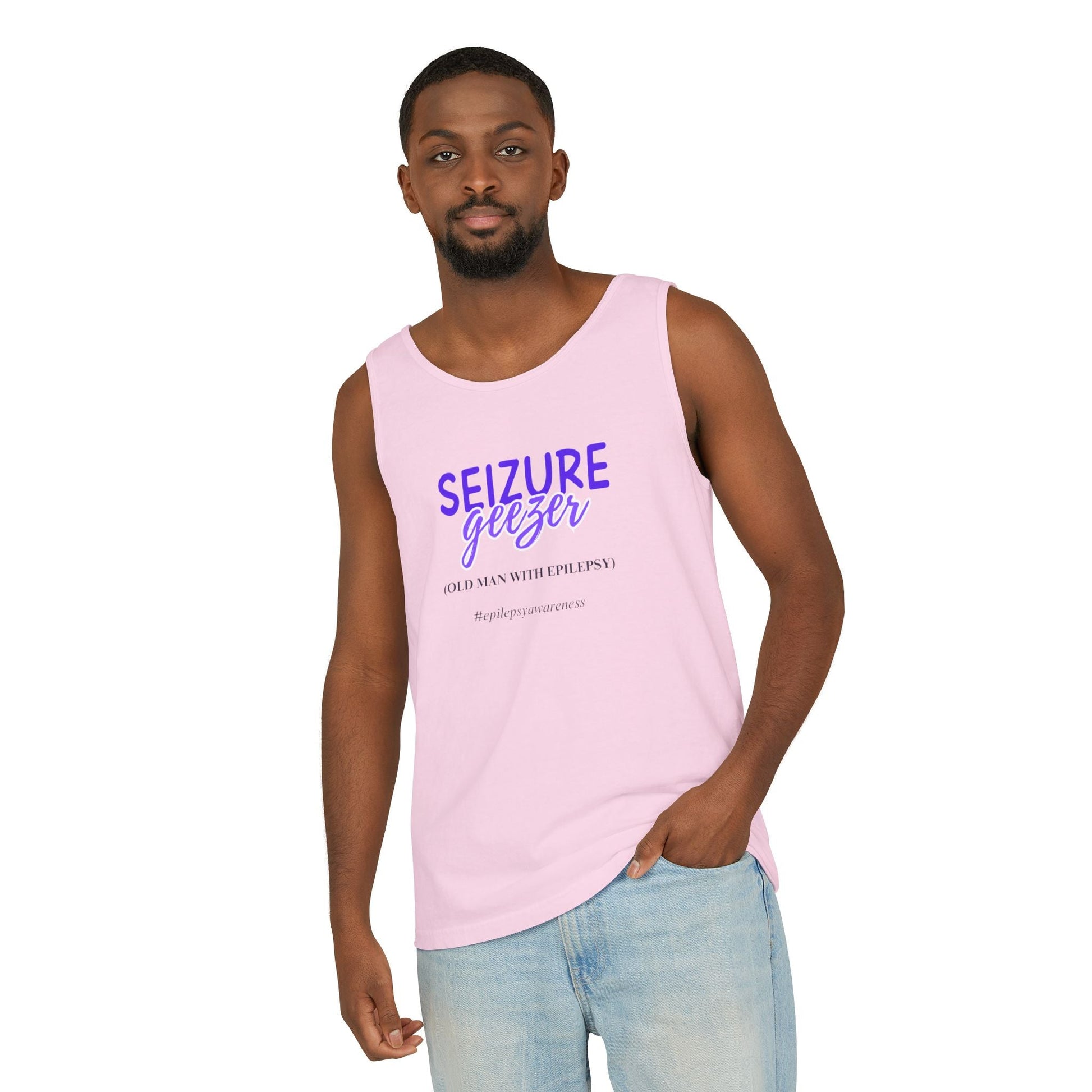 Men's Epilepsy Awareness Tank Top - Show Your Support - Korvel