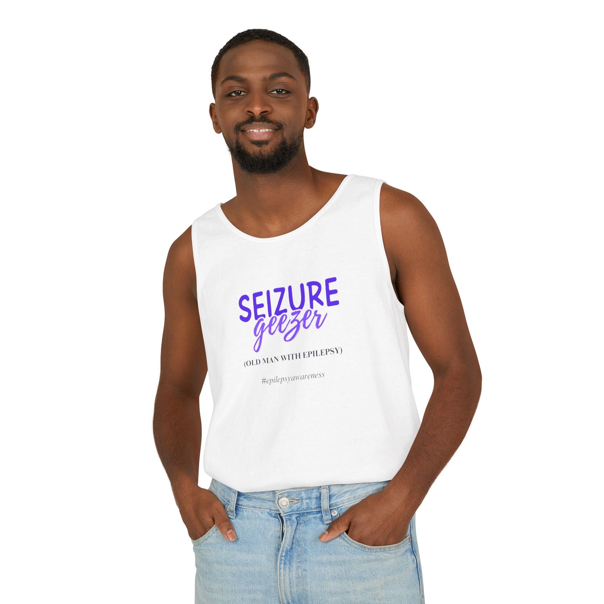 Men's Epilepsy Awareness Tank Top - Show Your Support - Korvel