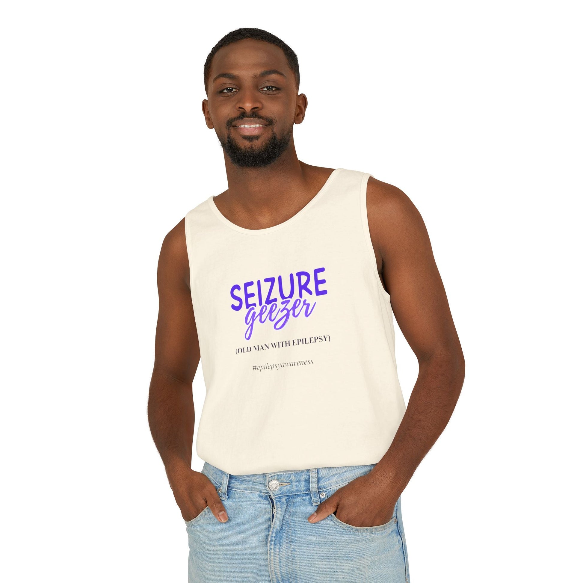 Men's Epilepsy Awareness Tank Top - Show Your Support - Korvel