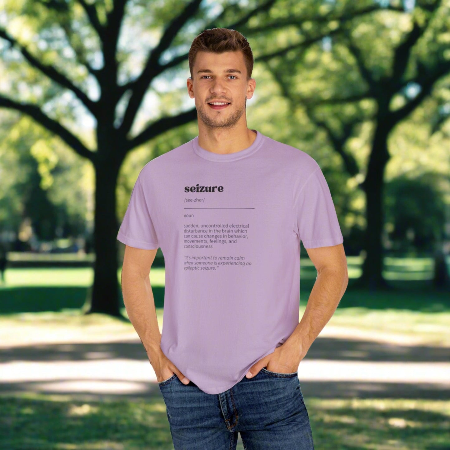 Definición de Convulsión Camiseta Unisex Teñida en Prenda