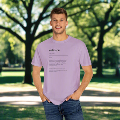 T-shirt unisexe teint à la main avec définition de crise