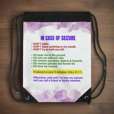 Essential Seizure Awareness Drawstring Backpack - Korvel