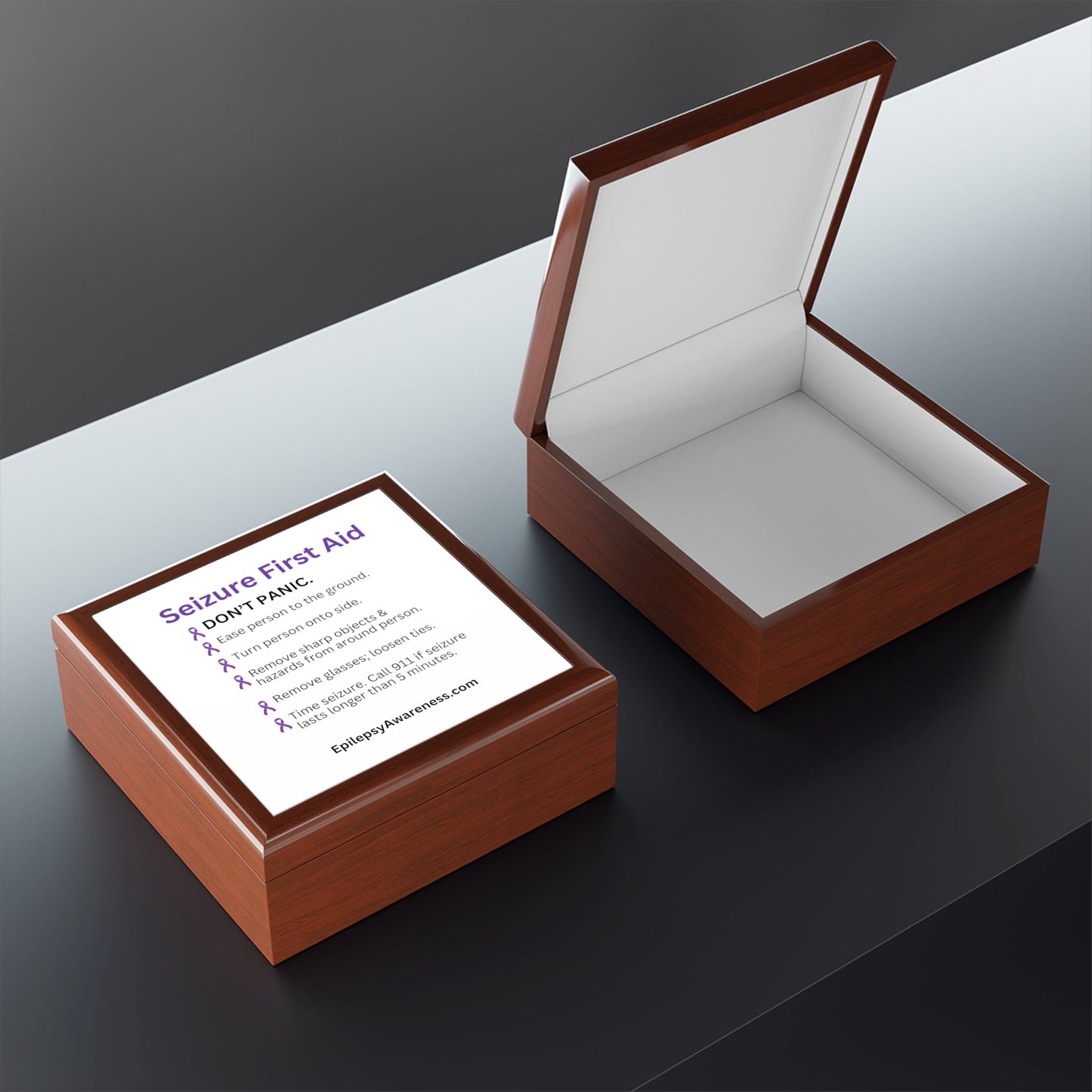 Caja de Joyería de Primeros Auxilios para Convulsiones