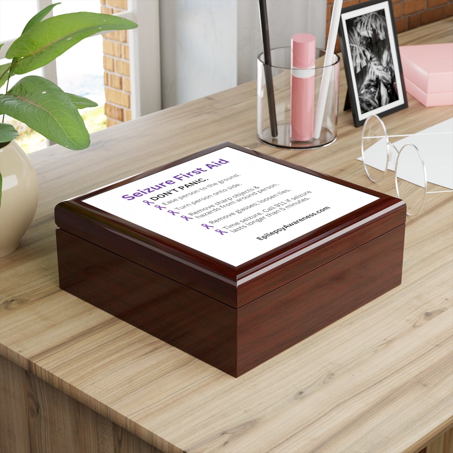Caja de Joyería de Primeros Auxilios para Convulsiones