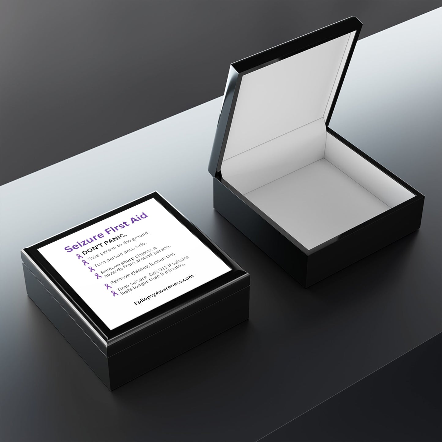 Caja de Joyería de Primeros Auxilios para Convulsiones