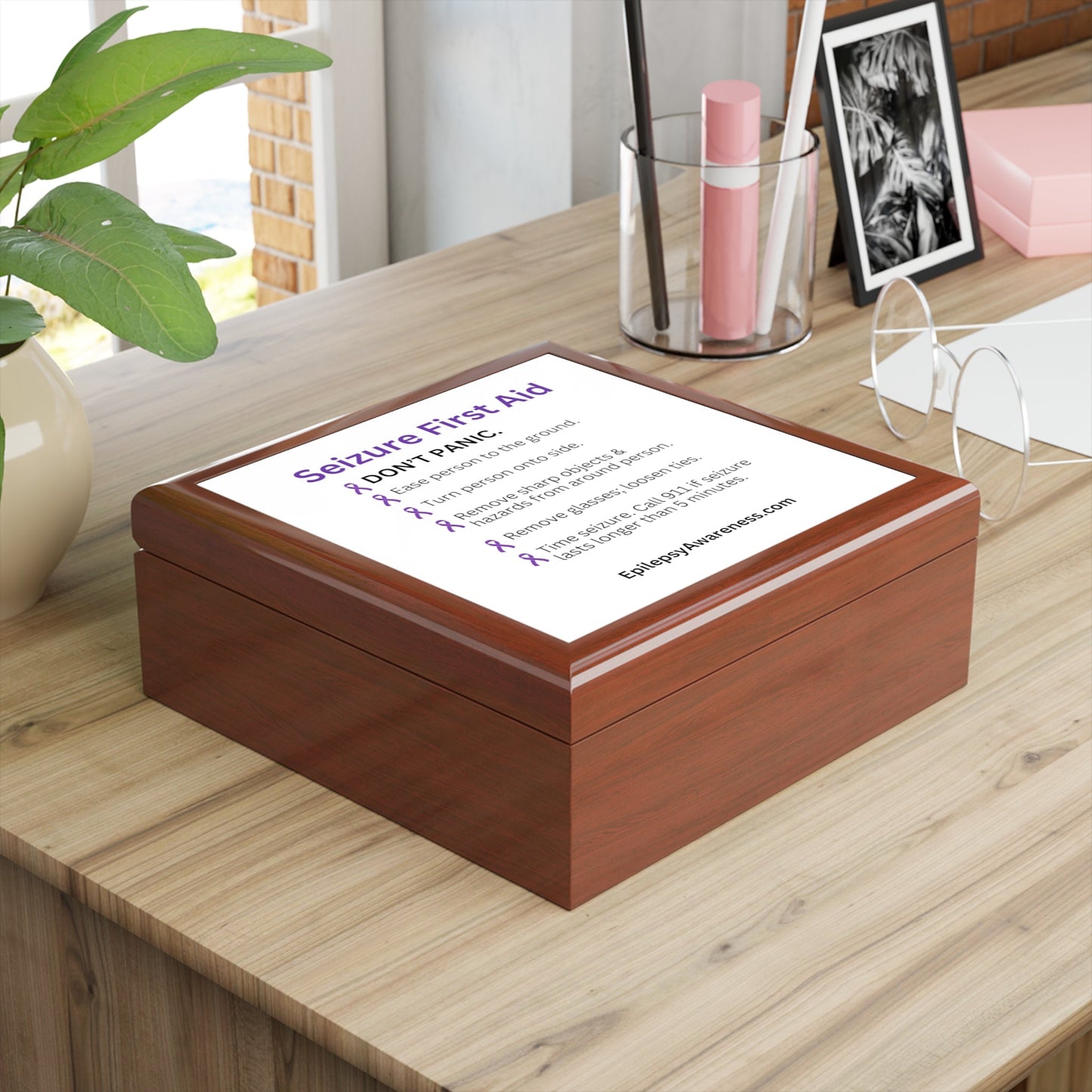 Caja de Joyería de Primeros Auxilios para Convulsiones