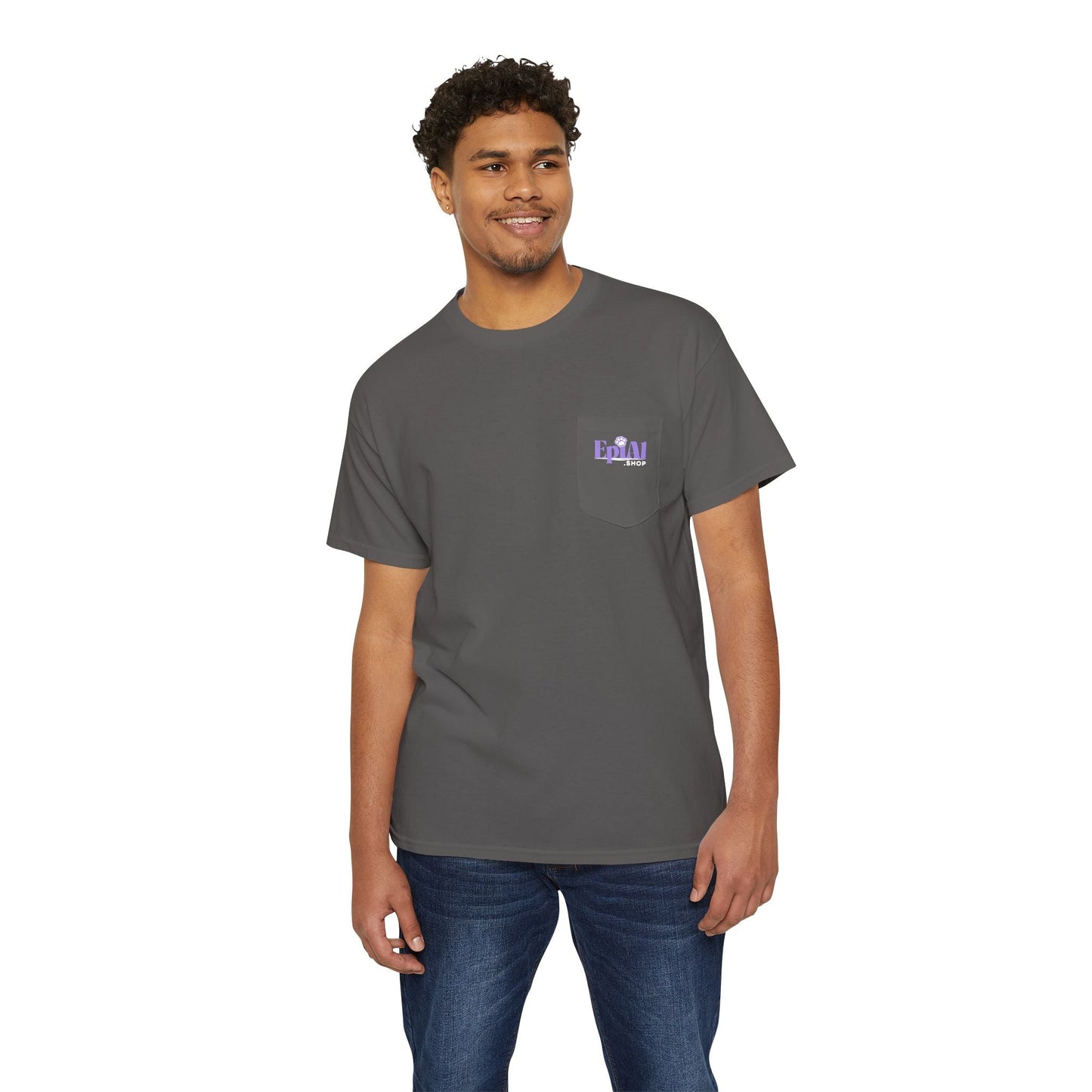 T-shirt unisexe en coton épais avec poche de premiers secours pour crises
