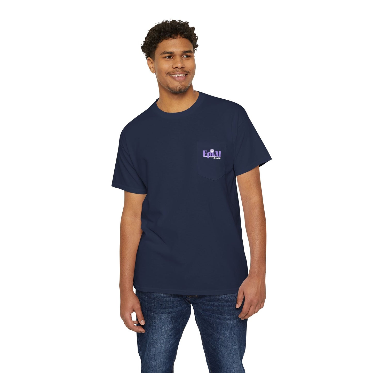 T-shirt unisexe en coton épais avec poche de premiers secours pour crises