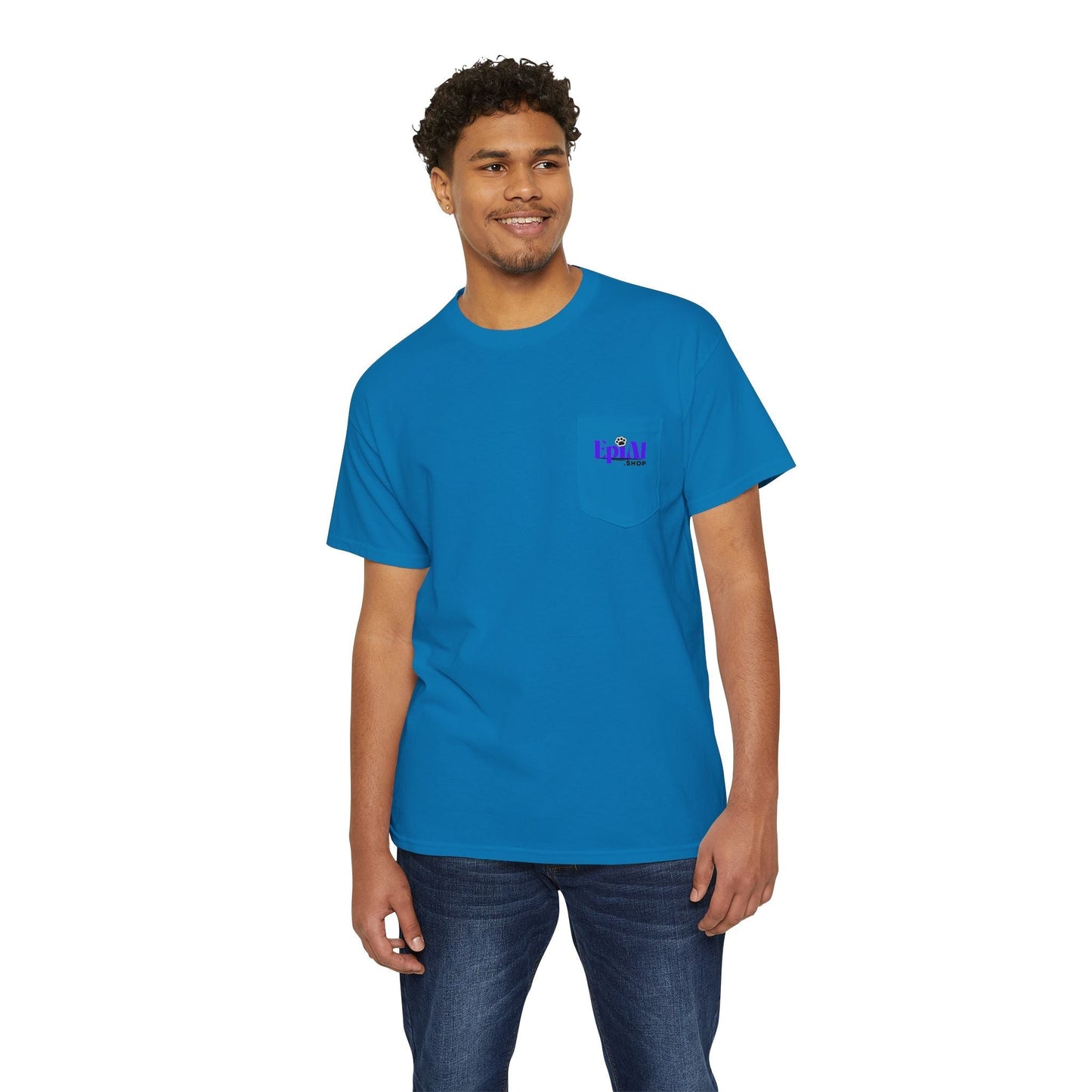 T-shirt unisexe en coton épais avec poche de premiers secours pour crises
