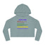 Sweatshirt à capuche court et chic pour femmes