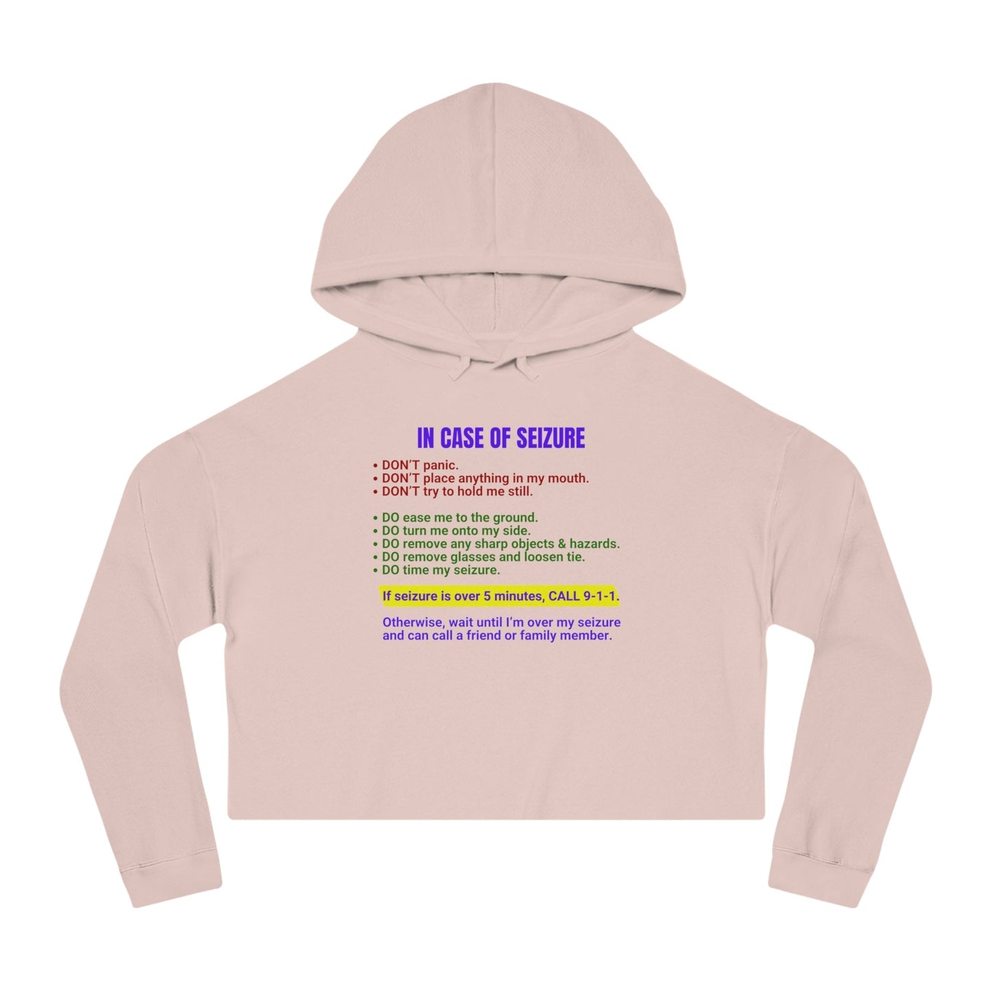 Sweatshirt à capuche court et chic pour femmes