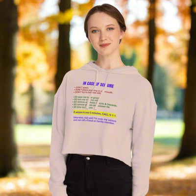 Sudadera con capucha recortada y elegante para mujeres
