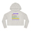 Sweatshirt à capuche court et chic pour femmes