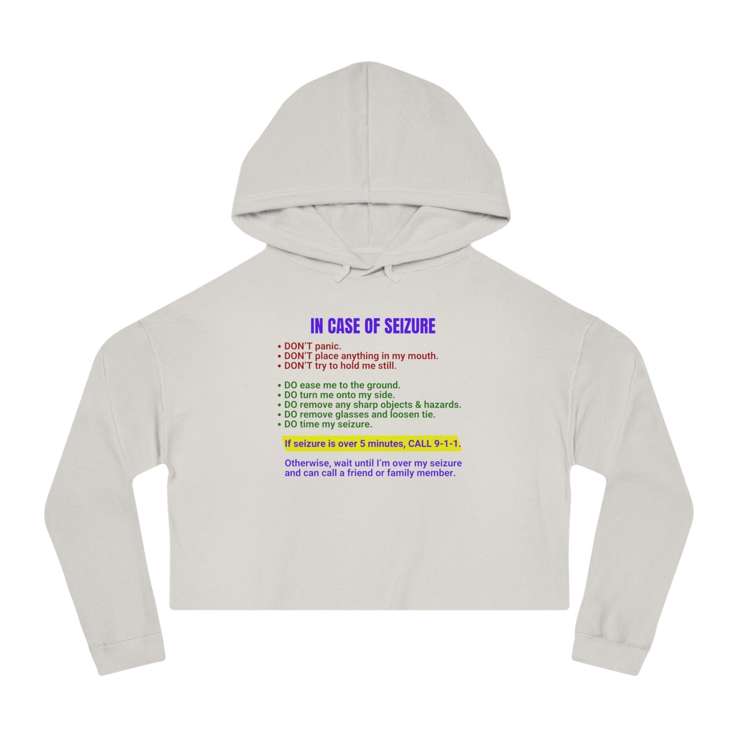 Sweatshirt à capuche court et chic pour femmes