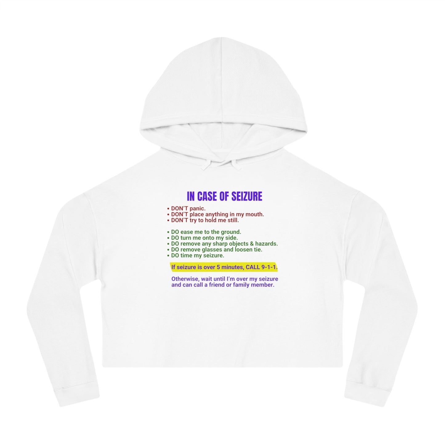 Sweatshirt à capuche court et chic pour femmes