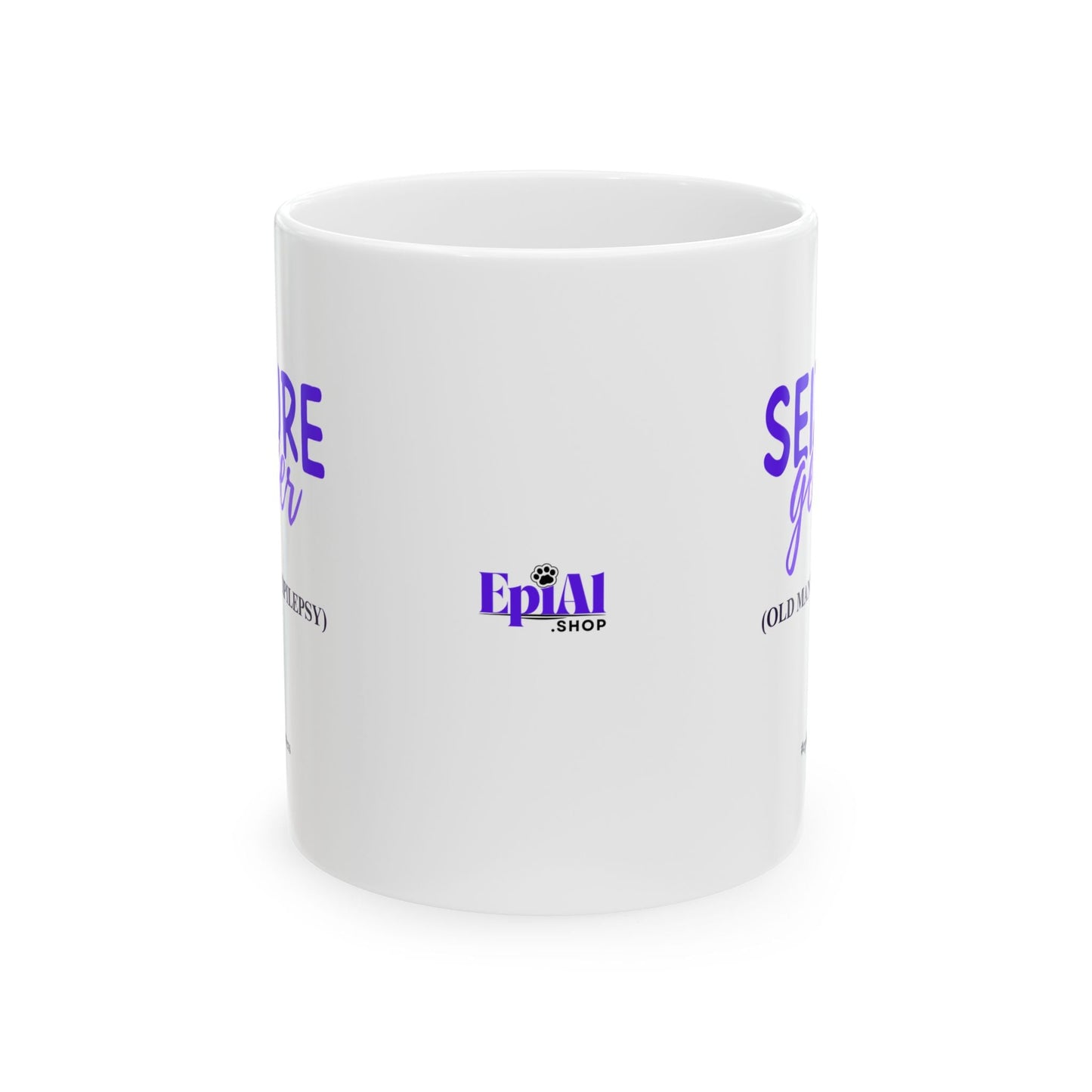Tasse en céramique de sensibilisation à l'épilepsie - Élégante et fonctionnelle