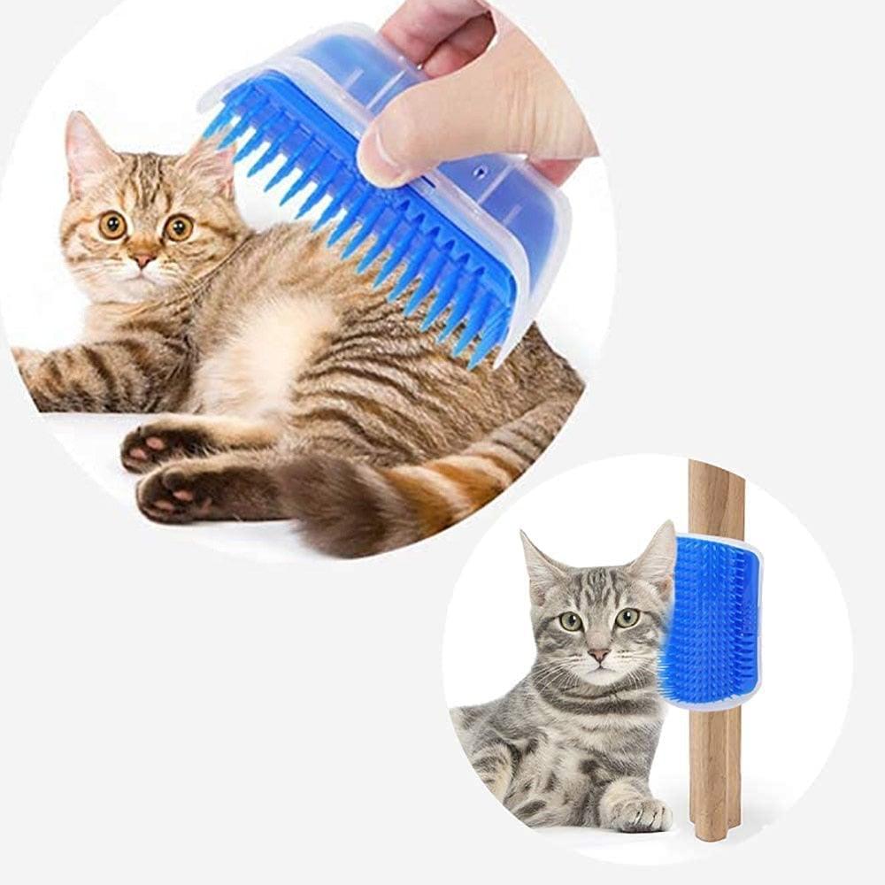 Cepillo Autogroomer para Gatos - Masajeador Interactivo para Gatos
