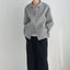 Flip Collar Zipper Coat - Classic Men's Cardigan