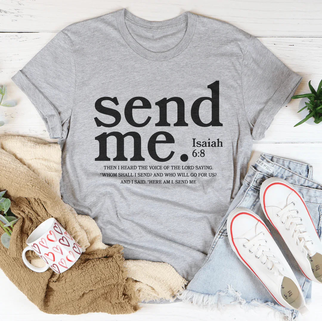 Camiseta de Mujer Send Me Isaiah