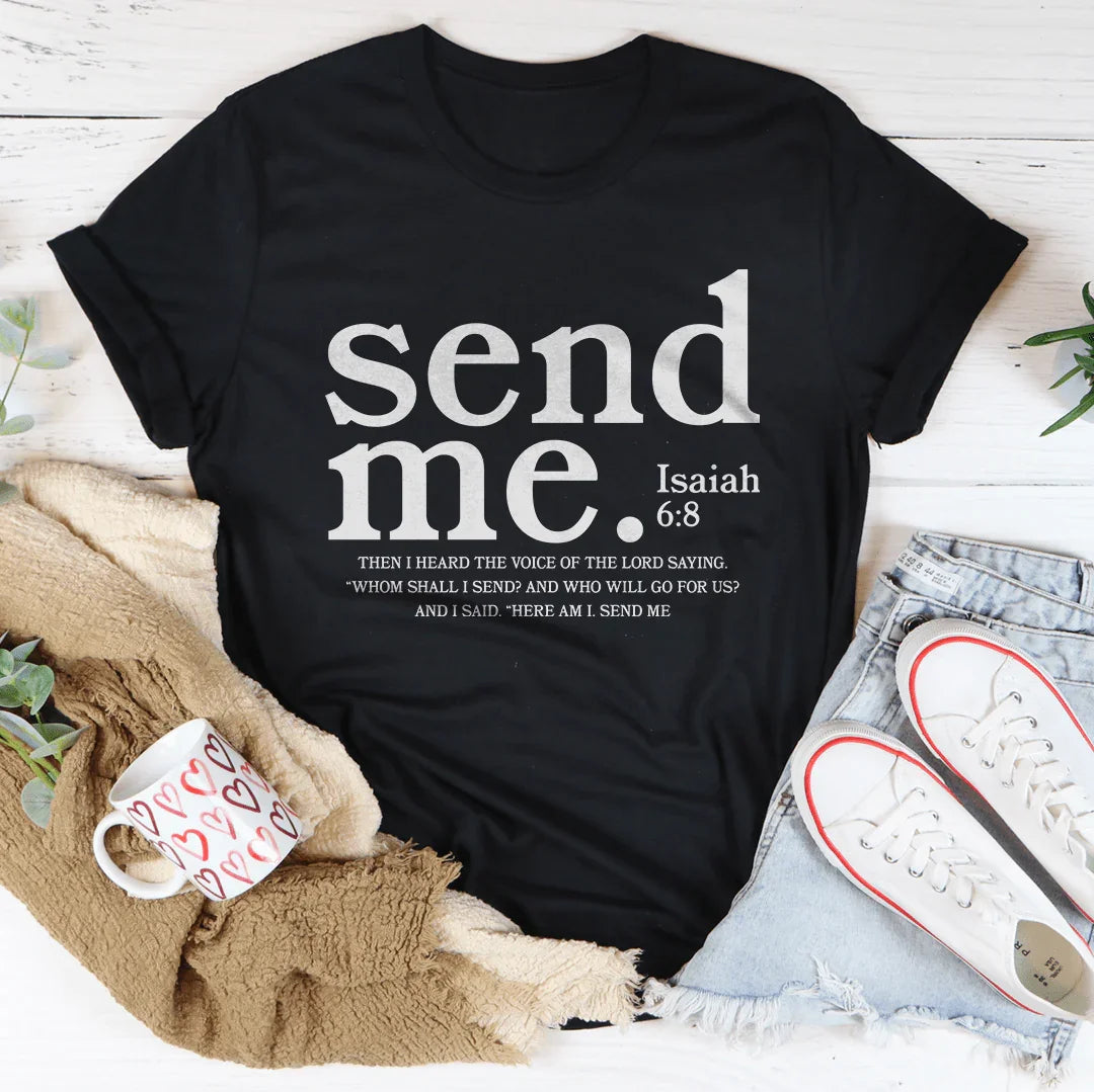 Camiseta de Mujer Send Me Isaiah
