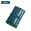 Sendefn  Wallet-female Short Women's Hasp Women Purse Split Leather With Coin Pocket Mini - Korvel