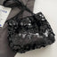 Sequin Braided Strap Shoulder Bag - Korvel