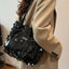Sequin Braided Strap Shoulder Bag - Korvel