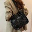 Sequin Braided Strap Shoulder Bag - Korvel