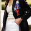 Blazer à manches longues en sequins Nutcracker