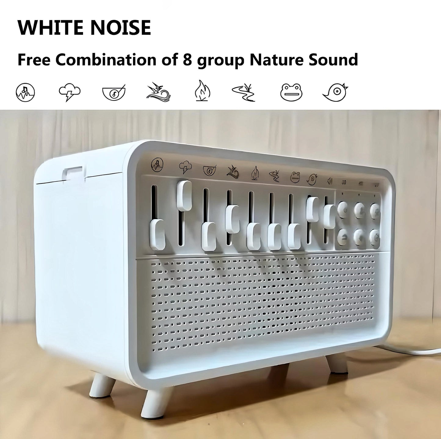 Humidificateur Serene Wave - Appareil Multifonction 5-en-1
