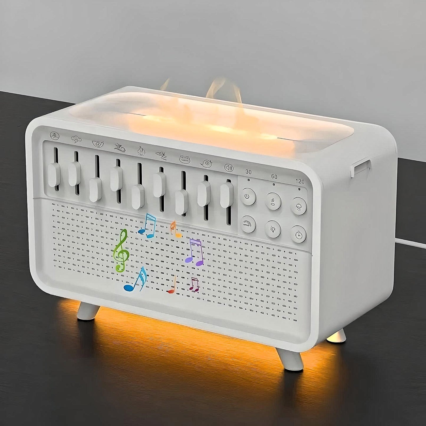 Humidificateur Serene Wave - Appareil Multifonction 5-en-1
