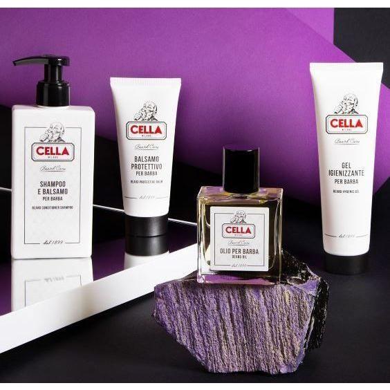 Cella Milano Beard Care Set: Protective Balm & Sanitizing Gel