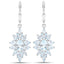 19.18 Carat Genuine Blue Topaz Sterling Silver Jewelry Set