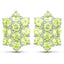 6.80 Carat Genuine Peridot Sterling Silver Jewelry Set