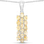 Ensemble de bijoux en argent sterling avec citrine véritable de 8,32 carats