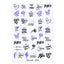 Elegantes Stickers de Uñas 3D - Diseños de Personajes y Flores