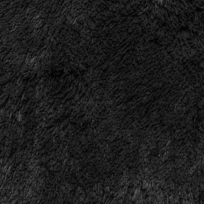 Tela Luxe Cuddle Shaggy Negra 58"/60" por Yarda