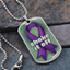 Shake It Off Dog Tag Necklace for Awareness