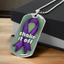 Shake It Off Dog Tag Necklace for Awareness