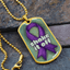 Shake It Off Dog Tag Necklace for Awareness
