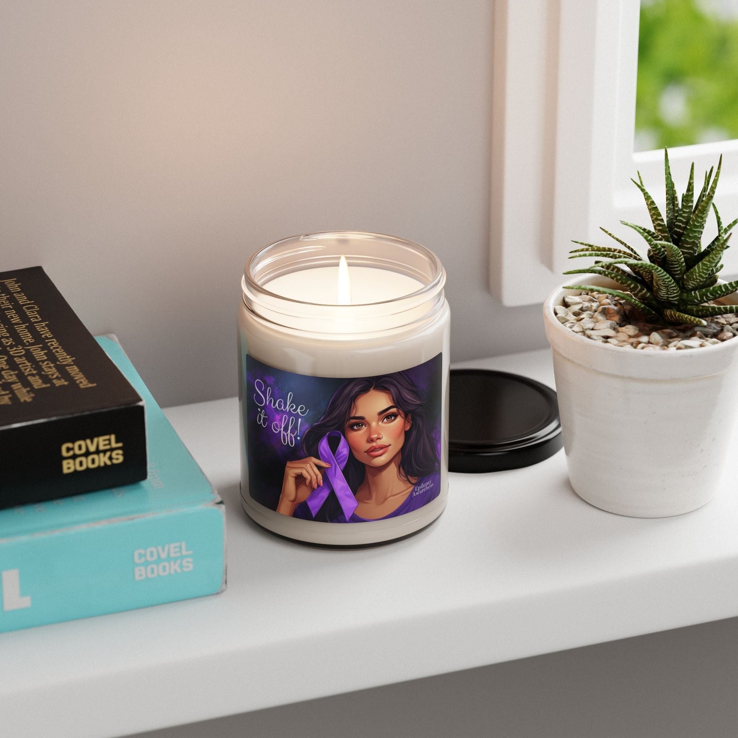 Shake it Off Epilepsy Awareness Candle - Scented Soy Candle