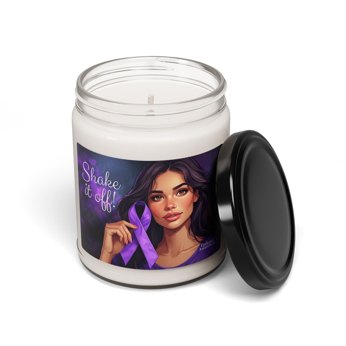 Shake it Off Epilepsy Awareness Candle - Scented Soy Candle