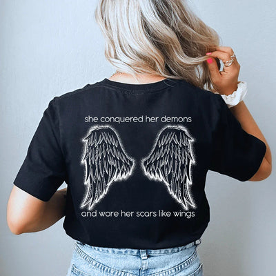 She Conquered Her Demons Tee