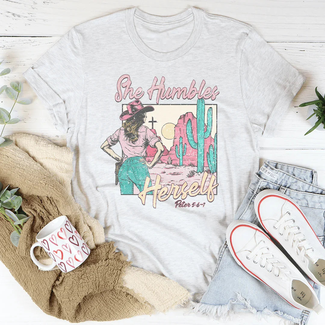 Elle s'humilie T-shirt Cowgirl