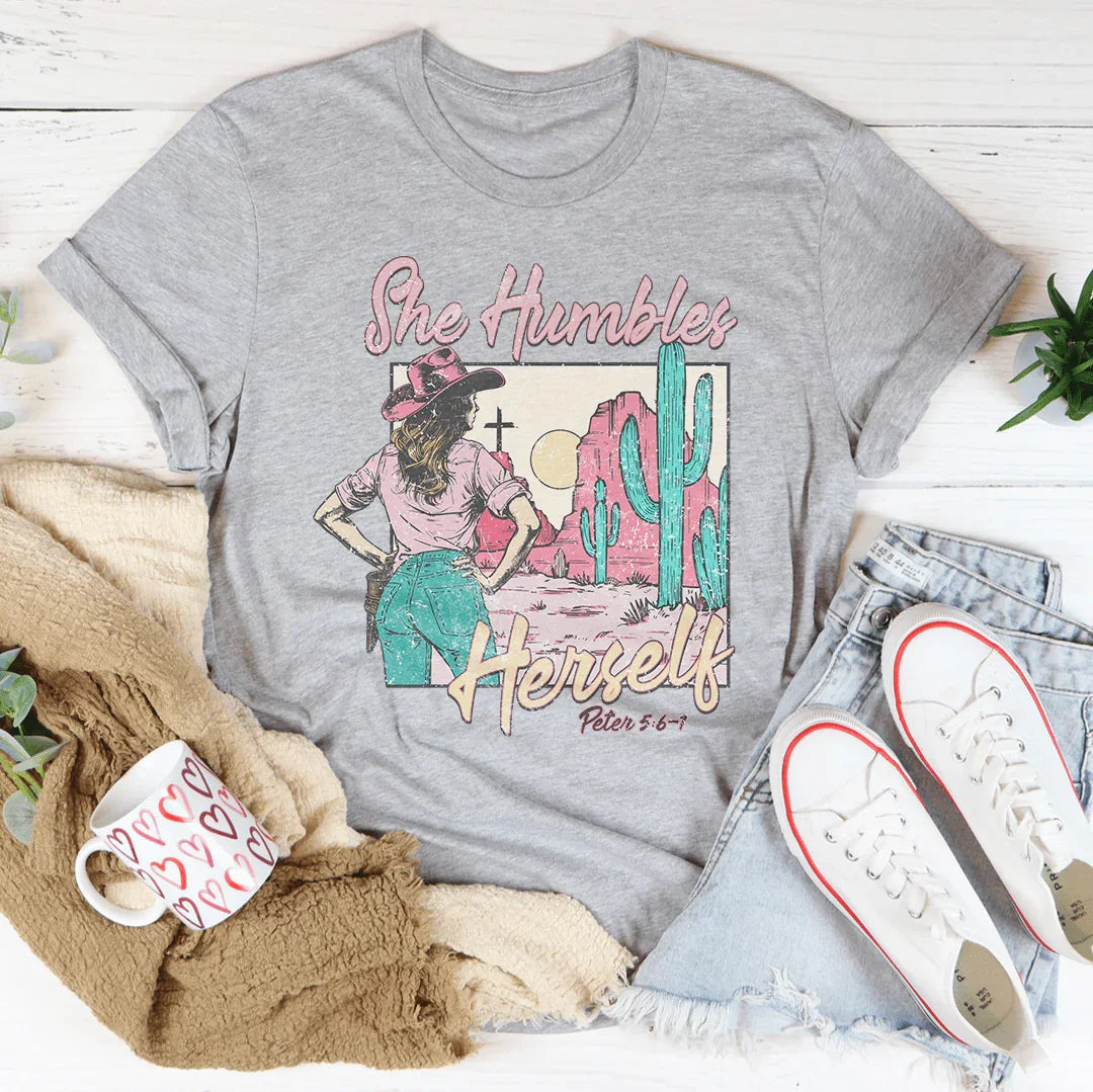 Elle s'humilie T-shirt Cowgirl