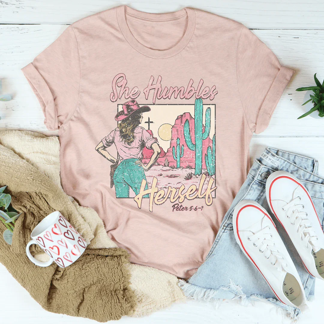 Elle s'humilie T-shirt Cowgirl
