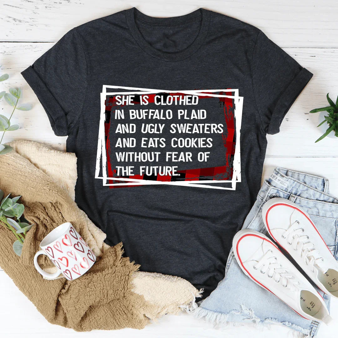 Buffalo Plaid & Ugly Sweaters Tee - Korvel