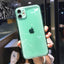 Coque de téléphone transparente à paillettes brillantes pour modèles d'iPhone