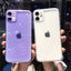 Coque de téléphone transparente à paillettes brillantes pour modèles d'iPhone