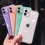 Coque de téléphone transparente à paillettes brillantes pour modèles d'iPhone